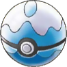 Logo containing a Diveball, to Catch a Water Pokemon